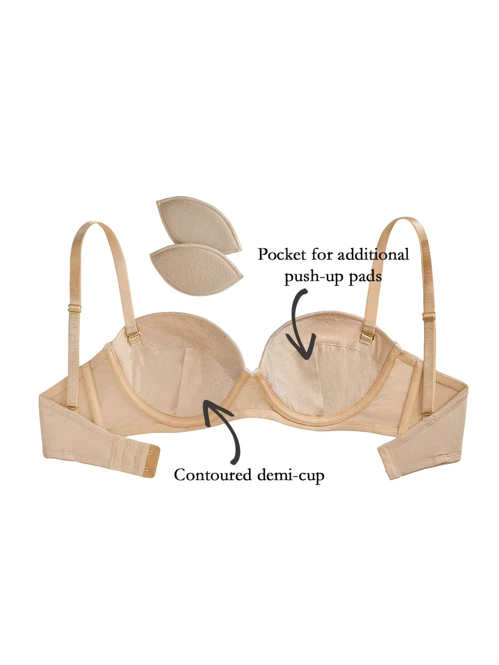 Little Bra Company Sascha Padded Bra Fittings by Court