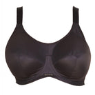 Elomi Energise Sports Bra (Solids) Bra Fittings by Court 32J US / 32GG UK BLACK